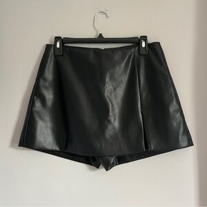 NWT anthropologie pleather skort